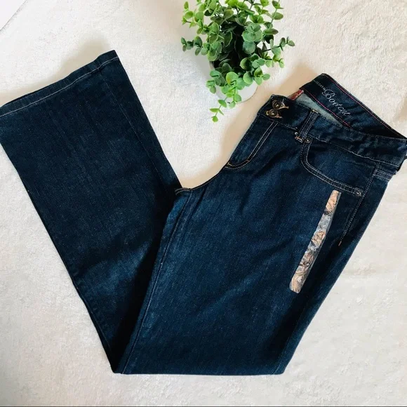 Tommy Hilfiger modern bootcut dark blue jeans size 8S - Picture 1 of 14